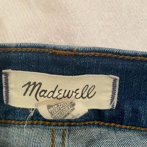 Madewell Women's The Perfect Vintage Jean. 9” Mid-Rise Skinny Size 28